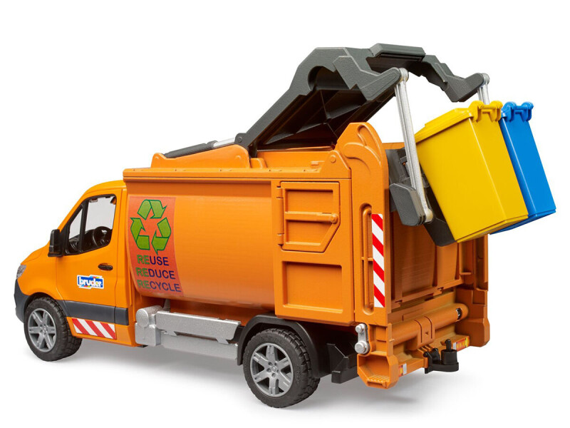 Bruder MB Sprinter malý popelářský vůz 1:16